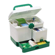 MYHZH Farmaci Petto Pillola Caso Famiglia Kit di Emergenza dell'organizzatore di immagazzinaggio delle Famiglie a più Strati di Pronto Soccorso Multifunzionale Medicina Box