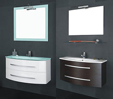 Bagno Italia Mobile Arredo Bagno 90cm sospeso lavabo in mineralmarmo moderno in 20 colori anche bianco Mobili 1 l