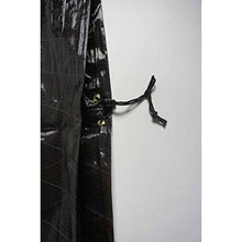 Chalet-Jardin - Fodera per sedia lunga, protezione rimovibile, in titanio, lunga 90 g/m², 205 x 75 x 68 cm, colore: Nero