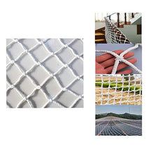 WaiMin Piscina for bambini antisfondamento Rete di sicurezza in corda Piscina for bambini Sicurezza in piscina Protezione for piscina Protezione Isolamento in rete Rete anti-gatto Corda bianca 50x50mm