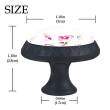 Rose e farfalle 4 PCS Pomelli per Porta, Pomolo per Mobile, Pomelli per Mobili con Viti, Maniglia per Armadietto, Pomelli per Porta, Pomelli per Cassetti per Porta, Armadio, Cassetto e Credenza