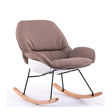 HongTeng Divani Sedia Semplice Sedia da Ufficio con pisolino Imbottito in Tessuto, Poltrona, Poltrona, Poltrona, Sedia da Ufficio, Sedia Imbottita, Lavabile, 78 × 99 cm (Color : Brown)