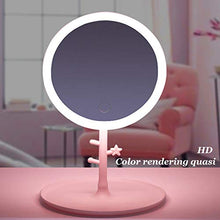 dailylime Specchio per Trucco LED Specchio cosmetico dimmerabile Specchio ingranditore con Luce Naturale Adatto per Il Trucco Polite