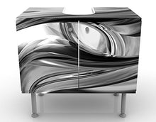 Mobile per lavabo design Illusionary II 60x55x35cm, basso, Larghezza: 60cm, regolabile, mobiletto da lavandino, lavandino, mobiletto da lavabo, lavabo, mobiletto, bagno, bagnetto, mobile da bagno