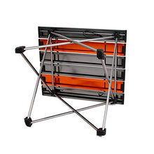 RWEAONT Tabella Pieghevole da Esterno Portatile Ultralight in Lega di Alluminio Mini Pieghevole Camping BBQ Sedia Coltivabile Computer Desk (Color : Medium)