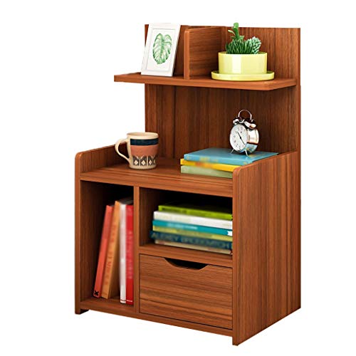Comodino Legno Addensare Camera Locker Piccolo Studio delle Famiglie di pompaggio Bagno Soggiorno Corridoio 40X25X60cm FANJIANI (Color : Sandalwood)