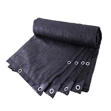DANDAN Rete Per Frangisole Rete Per Frangisole Punzonatura Del Bordo Rete Ombreggiante Criptata Ispessita Balcone / Patio / Tetto / Posto Auto Coperto Rete Isolante Nera A 6 Pin ( Size : 2*2m )