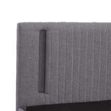 SKM Giroletto con LED Grigio Chiaro in Tessuto 180x200 cm (29.5kg)