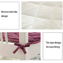 HYLX Cuscino Sedile, Cuscino Sedia, Cuscino Sgabello Rotondo, Cuscino Sedia Floreale Antiscivolo in Cotone Spesso, per Giardino, terrazza Esterna