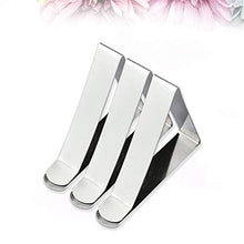 YAYANG Clamp 12pcs Tablecloth Clips in Acciaio Inox Triangolare Triangolare Tovaglia Portabicchieri Copertura da Tavolo Morsetti Regolabili per la Festa del Picnic di Nozze