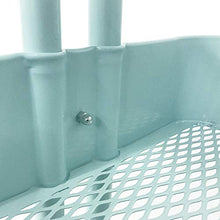 Scaffale per Tutti Gli Usi 3 Tier Mesh Serving Rolling Trolley Multifunzionale Carrello portaoggetti Utility capacità Massima di carico 20 kg Adatto per Home Office Carrelli di stoccaggio