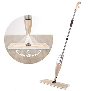 SSAYY Spray Mop Mop per Uso Domestico Mop Rotante A 360 Gradi Mop per La Pulizia Piana Mop per Pavimenti Attrezzo Manuale per La Pulizia dello Spruzzo d'Acqua