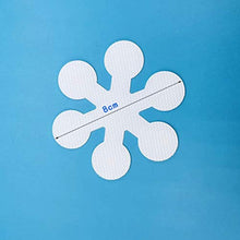 Cabilock 20 Pezzi Strisce Adesive di Sicurezza Antiscivolo con Fiocco di Neve Strisce Adesive per Vasca da Bagno Decalcomanie Antiscivolo per Vasca da Bagno (Bianco)