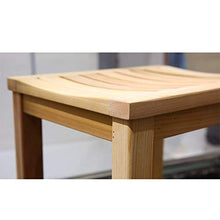 Diaod Sgabello da Bagno Sgabello in Legno massello Sgabello da Doccia Impermeabile Antiscivolo per Donne in Gravidanza
