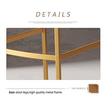 Sedia Bar Sedia bancone in Stile Moderno Cucina Colazione Sgabello Bar Gambe in Metallo Seduta in Ecopelle Beige