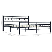 SKM Giroletto Nero in Acciaio 140x200 cm (21.98kg)
