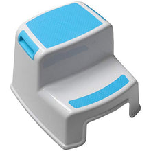 Senmubery Sgabello Un 2 Gradini per Bambini - Sgabello per Bambini, con Impugnatura Morbida Antiscivolo per Sicurezza Come WC da Bagno Vasino da Allenamento Vasino e Sgabello da Cucina Blu