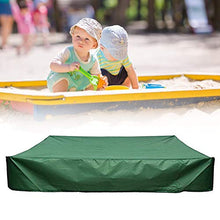 Copertura per sabbiera con coulisse, copertura per pozzo di sabbia quadrata impermeabile Copertura antipolvere per sabbiera Copertura per piscina per giardino Bunker antipolvere per esterni