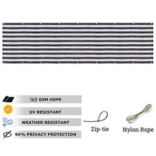 WXQIANG Balcone Schermo Privacy Fence Opaco e Decorativo Rivestimento Anti-UV Anti-UV con Cravatta for Cavo, Personalizzazione della Corda di Nylon Protezione Solare, Isolamento Termico
