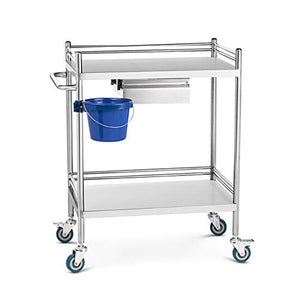 Quattro Ruote portatile strumento di archiviazione Carrello Carrello a ripiani, scaffale for camera da letto mobile in acciaio inossidabile conveniente comodo cassetto singolo for soggiorno grande cam