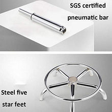 Sgabello Industriale con Ruote，Sgabello Regolabile con Modello Monroe Similpelle Posto a Sedere，Altezza Regolabile 41-55 cm，capacità di Carico 160 kg，Sgabello UfficioPer Beauty Salon Kitchen Spa, Sga