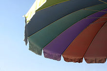 Joy Summer Ombrellone Alluminio Spiaggia Mare Giardino Arcobaleno 240 cm 16 Stecche in Fiberglass