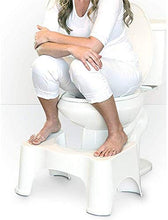 Sgabello da Toilette da Bagno, Sgabello da Toilette accovacciato Antiscivolo Ausilio per Il Bagno Sgabello da Bagno in plastica Aiuta ad alleviare la stitichezza, da Usare in Qualsiasi Bagno 7.1