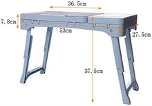 TONG HXF- Tabella del calcolatore del Computer Portatile Registrabile con Il Dispositivo di Raffreddamento Pieghevole Desk Desk Ascensore Durevole