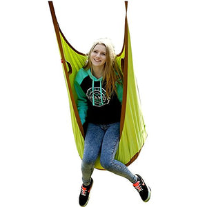 Pieghevole Hanging pod altalena amaca sedile, Homeself per esterni e interni per bambini, comoda sedia a dondolo con cuscino, sedia a dondolo per bambini