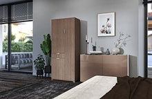 MeMi Me400RG Armadio, Legno, Rovere Grigio, 36.5x75x174 cm