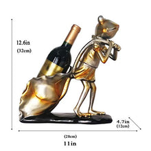 Wine Rack Tutela Dell'ambiente Resina Frog Artigianato Wine Rack Decorazione, Per La Cucina, Bar, Dispensa, Cantina, Basement, Controsoffitto, L'armadietto,Champagne