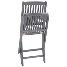 FAMIROSA Sedie da Giardino Pieghevoli 6pz con Cuscini in Massello Acacia-5435