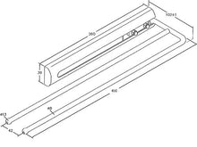 SO-TECH® Portasciugamani Estensibile in Cromo a 2 Bracci 410 mm Porta Asciugamani Portasciugamani a Barra