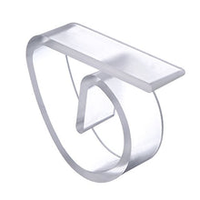 Hotop 24 Pezzi Clip di Tovaglia Plastica, Fermatovaglia Trasparente Supporto per Morsetti per Festa Picnic