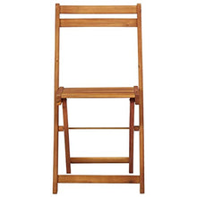 Tidyard Tavolo con Fioriera da Balcone e 2 Sedie in Massello di Acacia