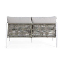 Bizzotto Divano 2 Posti Calypso Bianco con Cuscini cod.0662672