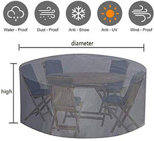 YULIAN Garden Mobili da Giardino Copre Circa 102x51 cm, terrazza con Coperchio con Coperchio Impermeabile, tovaglia 420D Coperture da terrazzo ad Alte Prestazioni, tavoli da Esterno e sedie.