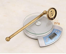 Hetick Porta Asciugamani da Bagno, Ottone Antico Piccolo Ripiano Bagno Portasciugamani in Ottone Portasciugamani Accessori Doccia per Bagno Cucina Bar Casa (32 Cm di Lunghezza)