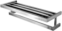 AINIYF Bagno Bagno Doccia mensola portasciugamani Bagagli a Parete in Acciaio Inox 304 2 Tiers Rod Punch Installazione Hanging (Dimensioni: 600x150x232mm)