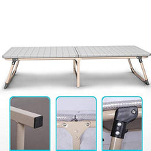 HUAXUE ZHXZHXMY Mobili per la casa per Il Tempo Libero - Letto Pieghevole Semplice Solid Wood Bed + Hospital Lega Nursing Bed Ufficio Siesta Letto Pieghevole Letto Letto da Campo