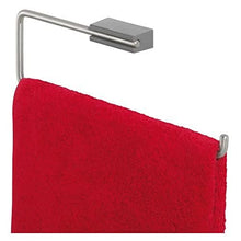 Tiger Cliqit Portasciugamani, ABS, Acciaio Inox Spazzolato, Grigio Scuro, 27,8 x 9,4 x 2,7 cm