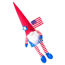 Amosfun Patriottica GNOME Copertura della Bottiglia di Vino Bottiglia di Vino Tomte Svedese Toppers Independence Day Decorazione della Tavola Luglio 4Th Favore di Partito Rosso