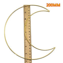 4Pcs Gold Dream Catcher Anelli Metal Hoops Anello Macrame per La Decorazione Della Corona di Nozze Ciondolo in Materiale Fatto a Mano