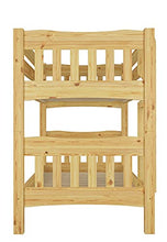 Erst-Holz Letto a Castello 90x200 in Pino divisibile con doghe rigide e nicchia 70cm 60.15-09Ni70