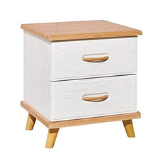 Comodino Comodino semplice nordico Moderno e minimalista Assemblaggio economico Comodino Camera da letto Due cassetti Armadietto angolare Facile Armadietto Tavolino multiuso Per la camera e l'ufficio