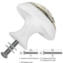 Vortice 4 PCS Pomelli per Porta, Pomolo per Mobile, Pomelli per Mobili con Viti, Maniglia per Armadietto, Pomelli per Porta, Pomelli per Cassetti per Porta, Armadio, Cassetto e Credenza