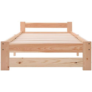 GYF Rete del Letto Struttura Letto Legno per Letto Telaio del Letto Futon Blocco Piano in Legno Massello con Testiera E Telaio A Doghe Adatto per Ogni Stanza.