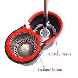 SSAYY Mop 1 Pz 360 Gradi Rotante in Microfibra Mop Testa Cucina Bagno Pulizia Spinning Mop Magico Testa Sostituzione Mop Magico
