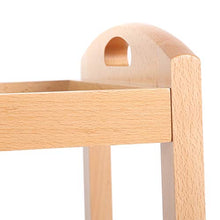 LYM &ripiano di stoccaggio Scaffale Domestico in Legno massello Mobile Soggiorno Camera da Letto Storage Rack Cucina Landing Storage Shelf Trolley Scaffale di Finitura
