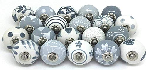 grigio e bianco per comò, comò, armadio, armadietto da bagno (10)